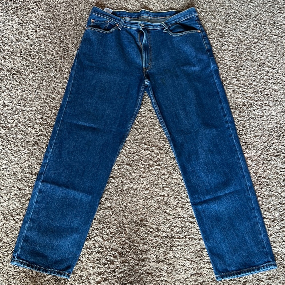 Levi Denim Jeans Waist 40 Inseam 34